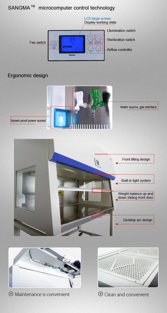 Vetical Lamina Flow Hood Ai Flow Clean Bench Dust Fee